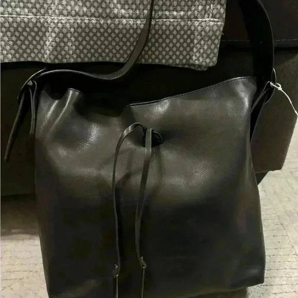 Joy susan 2 in 1 purse.  Dark gray color. - Picture 2 of 15